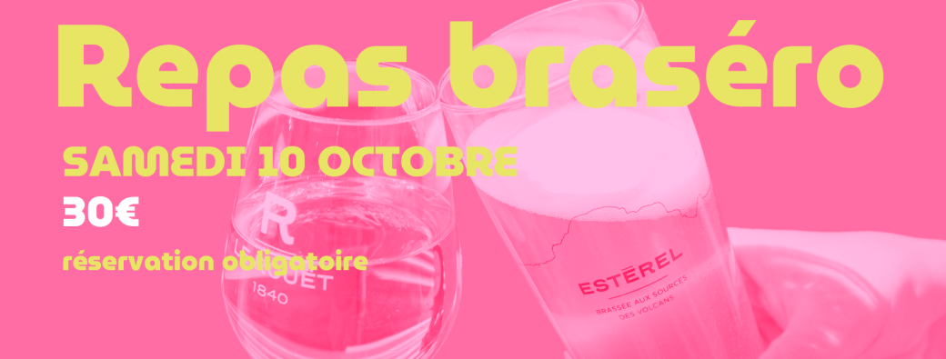 Repas Brasero - Fête des Vendanges et de la Bière