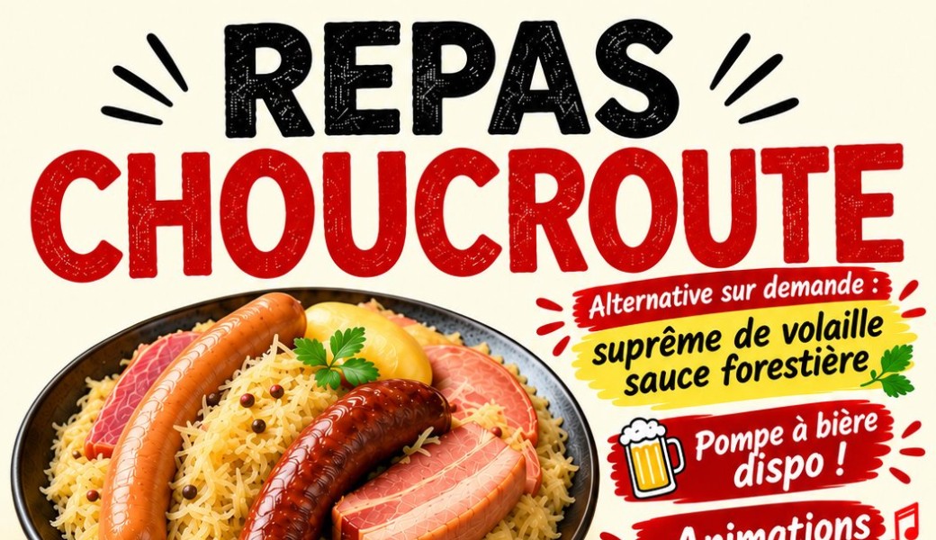 Repas choucroute