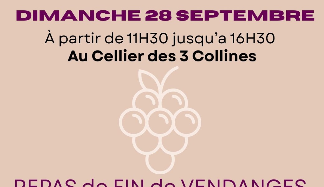Repas de fin de vendange 