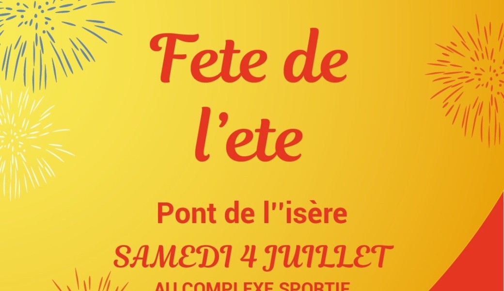 Repas fête de l'ete + feu d'artifice 