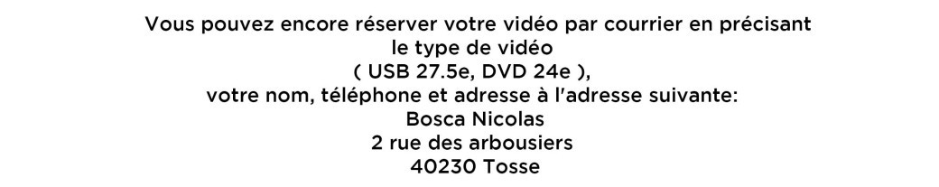 Réservation du film du spectacle 2025 Foyer Rural de Lignan sur Orb