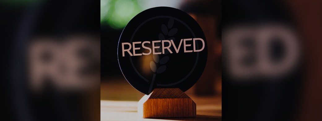 Réservation Salon - Table