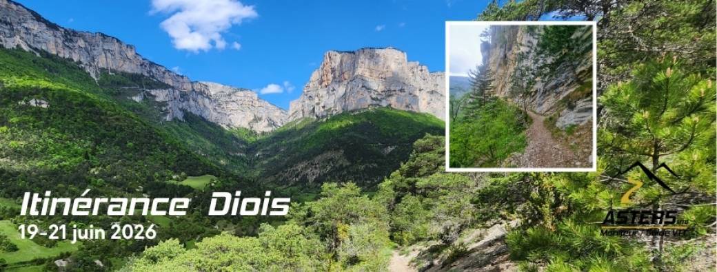 Itinérance Diois | 19-21 Juin 2026 | 600€ TTC