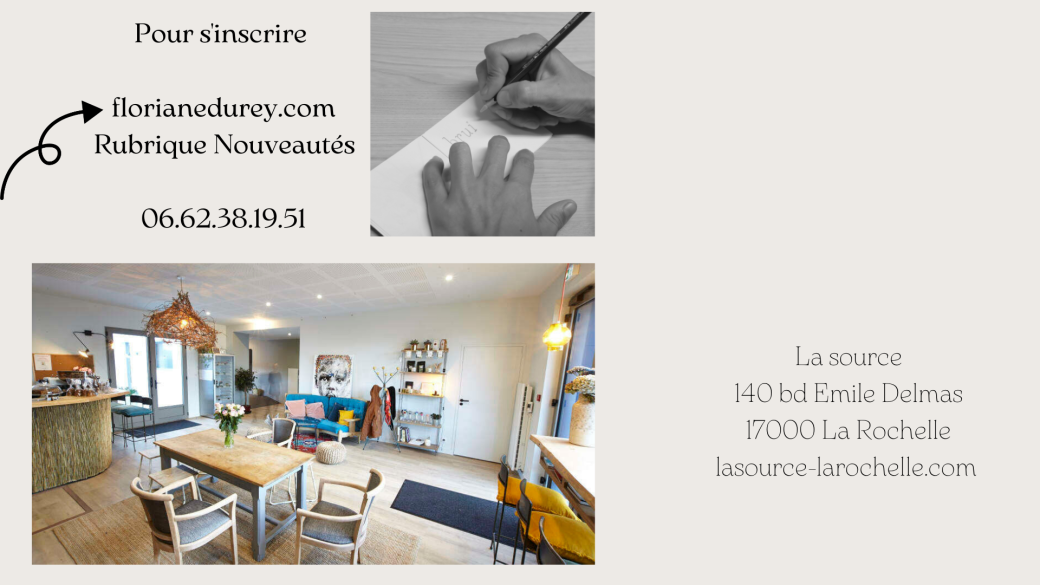 2 ateliers d'écriture du cycle de 6 ateliers d'écriture