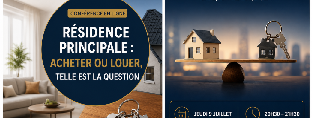 Résidence principale : Acheter ou louer, telle est la question
