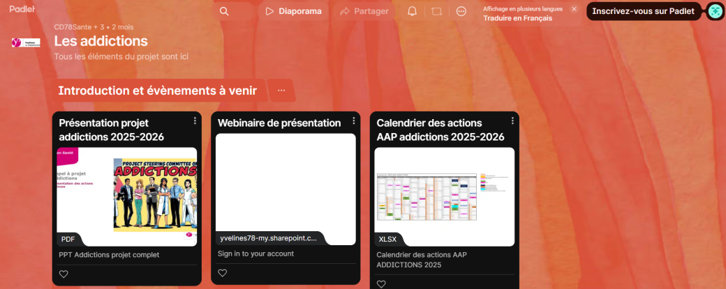 Ressources addictions pour les pros