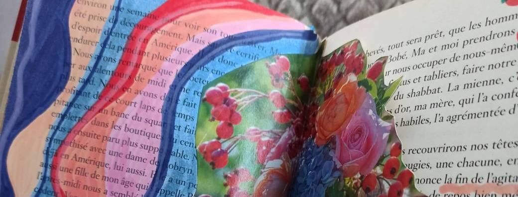 Retraite créative : mon journal dans un livre ancien