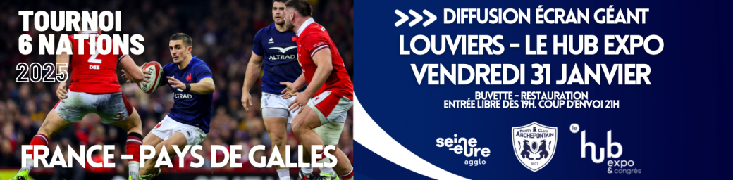 Retransmission Tournoi des VI Nations France - Pays de Galles