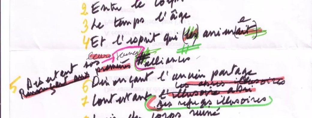 Atelier "Retravailler un texte : un mode d'emploi" (aussi disponible en replay)