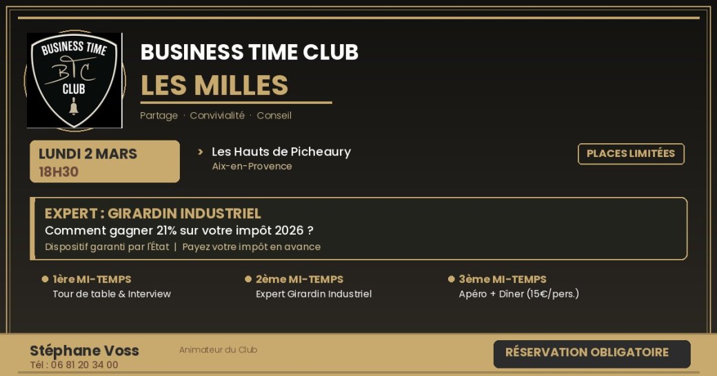 Réunion Business Time Les Milles — Expert Girardin Industriel