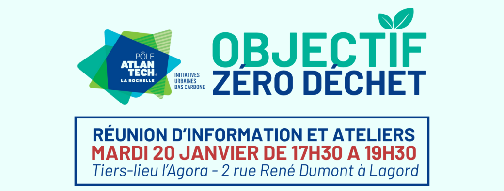 Réunion d'information et ateliers "objectif zéro déchets"