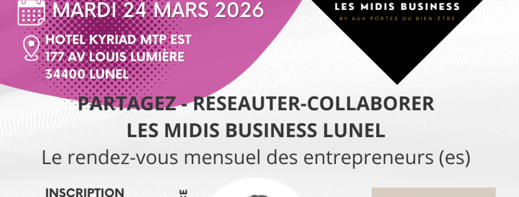 Réunion les midis business lunel
