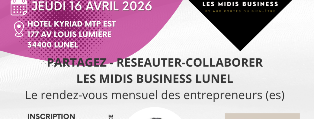Réunion les midis business lunel