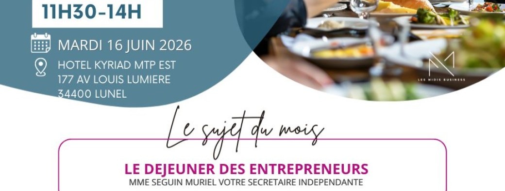 Réunion les midis business lunel