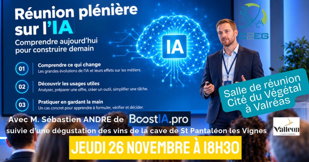 Réunion plénière IA 26 novembre