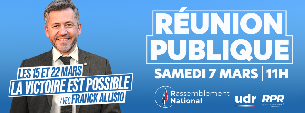 Réunion publique 
