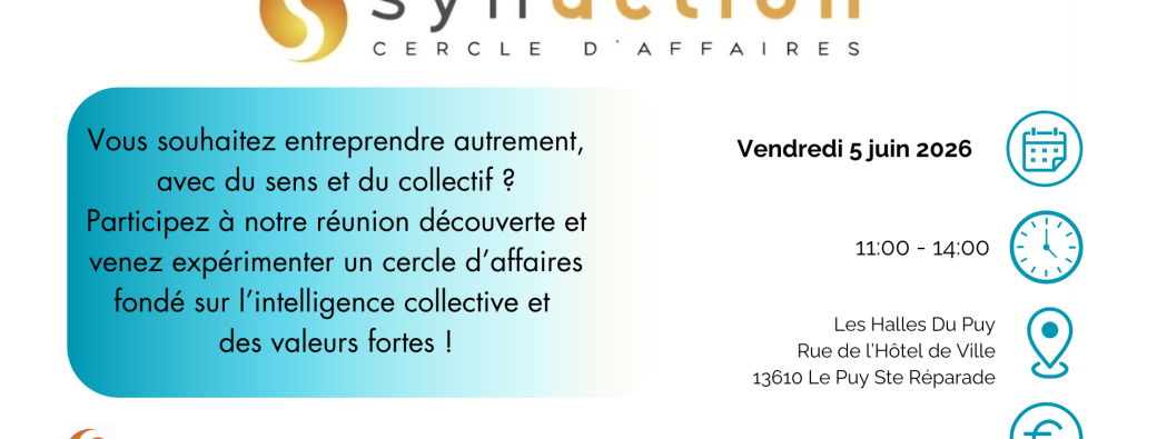 Réunion Synaction Club du Puy Ste Réparade du 5 juin 2026
