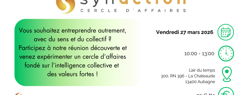 Réunion Synaction Pays d'Aubagne 27 mars 2026