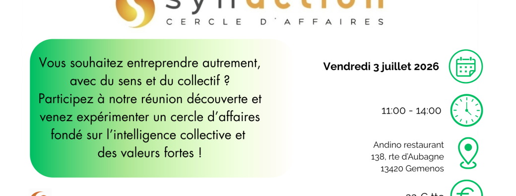 Réunion Synaction Pays d'Aubagne 3 juillet 2026