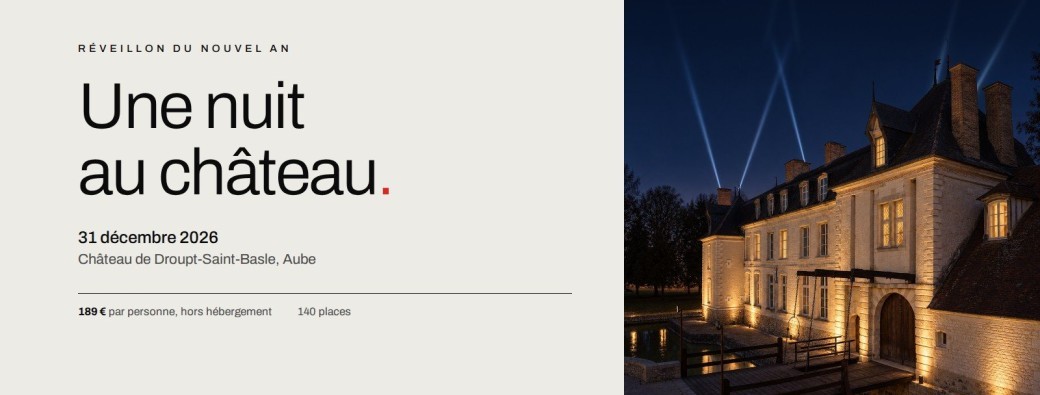 Réveillon du Nouvel An 2026 · Une nuit au château