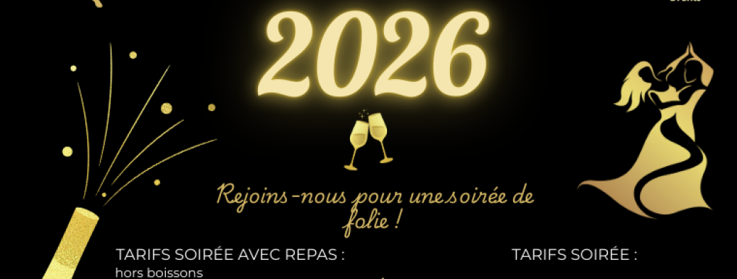 Tickets : Réveillon du nouvel an 2026 - Billetweb