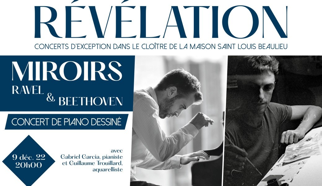 RÉVÉLATION - "Miroirs" - Concert de piano dessiné