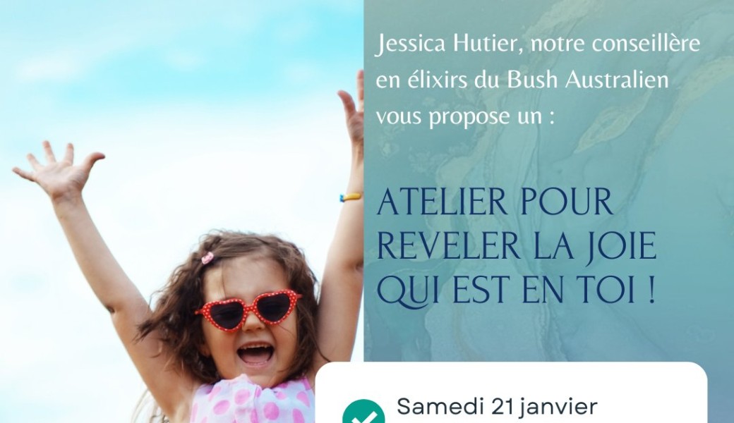 Révèle la joie qui est en toi ! [ATELIER]