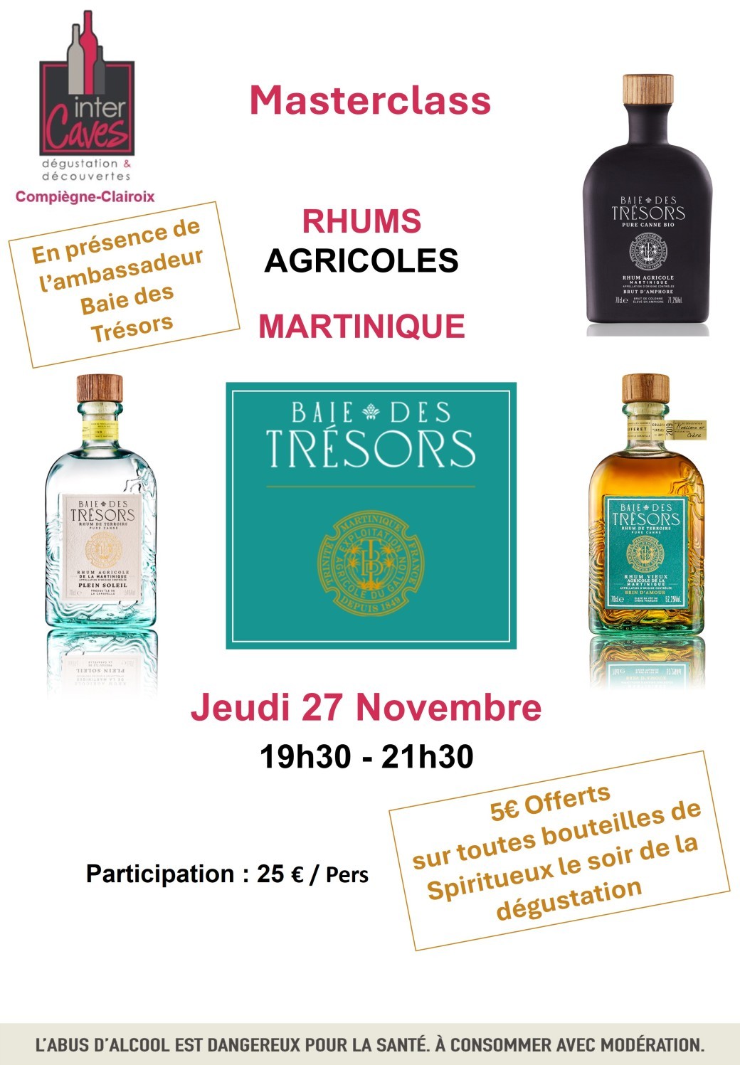 RHUMS MARTINIQUE BAIE DES TRESORS