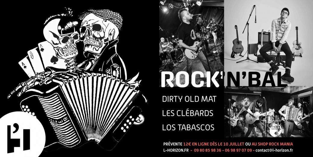 Rock'n'Bal | Les Clebards / Dirty Old Mat / Los Tabascos