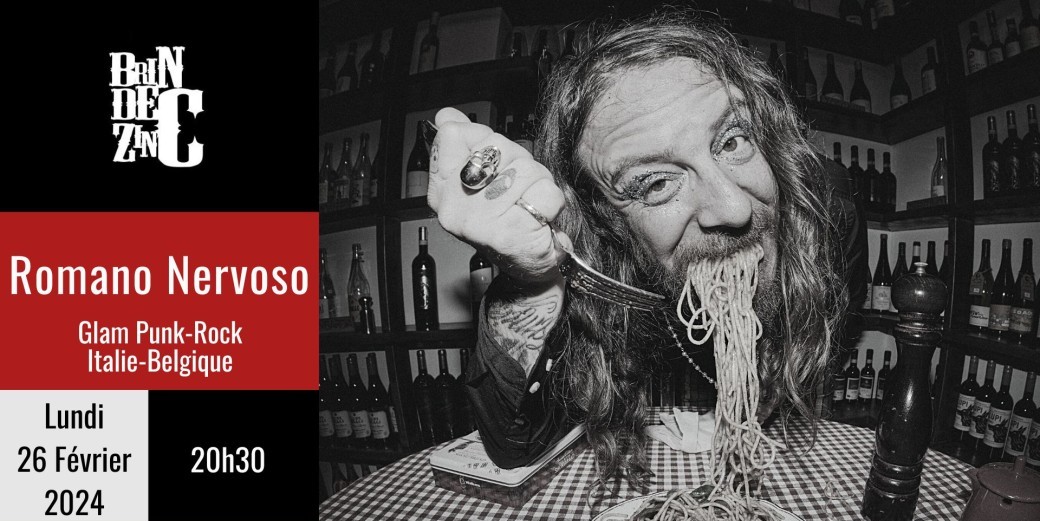 Romano Nervoso (Glam Punk-Rock • Italie-Belgique)