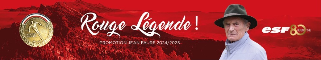 Rouge Légende 2025 | 80 ans esf