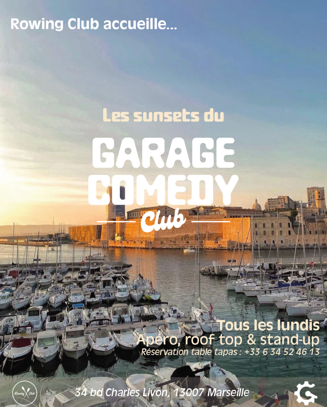 Rowing Club x Garage Comedy