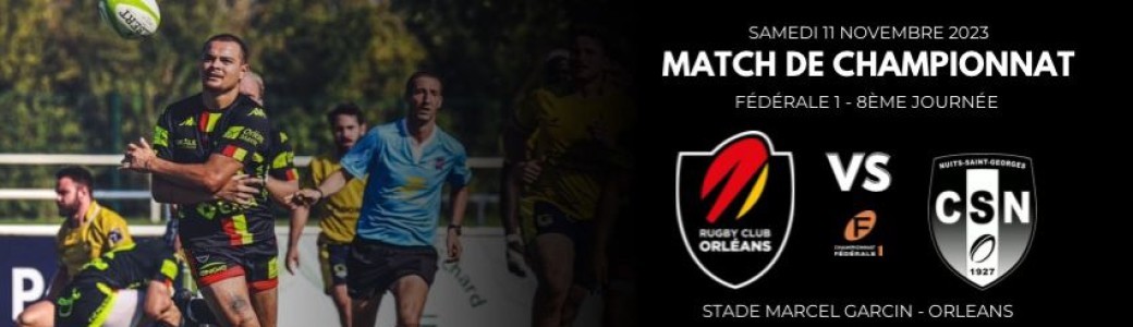 Rugby Club Orléans vs Nuits Saint-Georges 