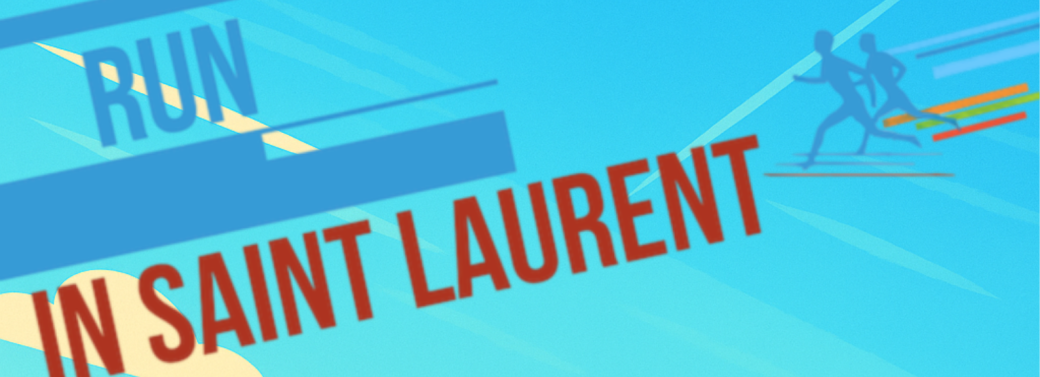 Run in Saint Laurent
