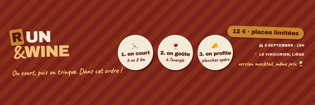 Run & Wine : on court, puis on trinque