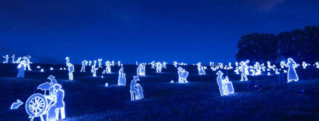 Ruralité en Lumière : La plus Grande crèche Lumineuse du Monde