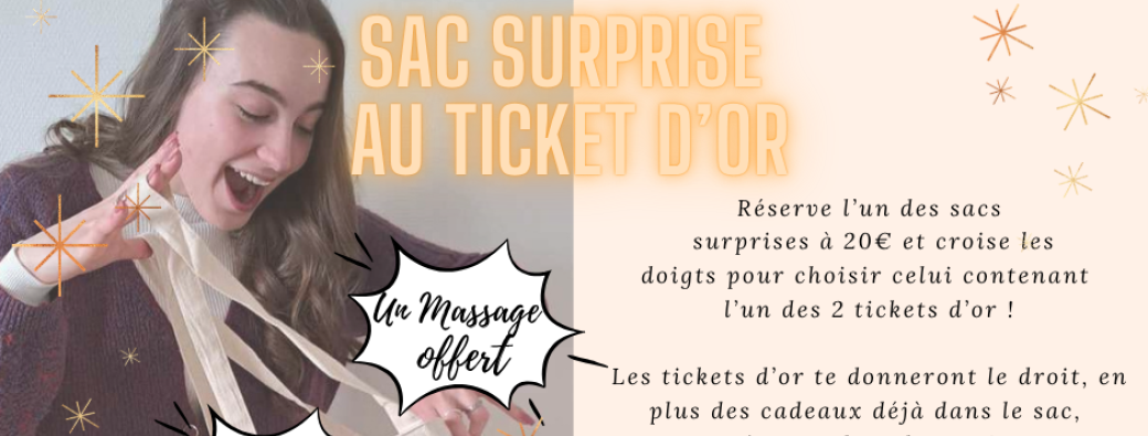 Sacs Surprises aux tickets d'or Troyes