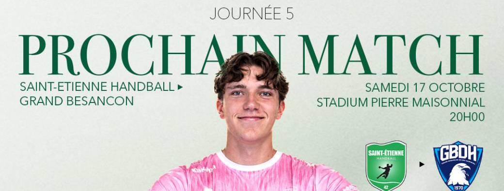SAINT-ETIENNE HANDBALL vs GRAND BESANCON DOUBS HANDBALL
