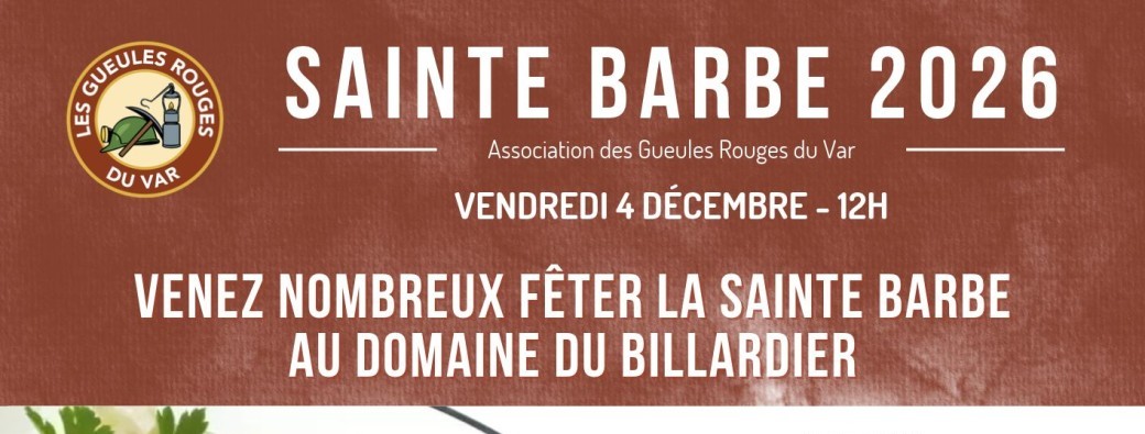 Sainte Barbe 2026