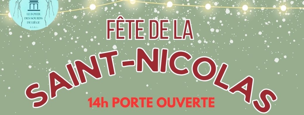 Saint-Nicolas au Foyer des Sourds de Liège