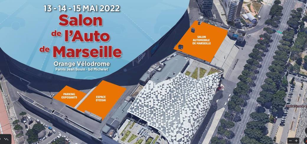 Salon de l'auto de Marseille à l'Orange Vélodrome