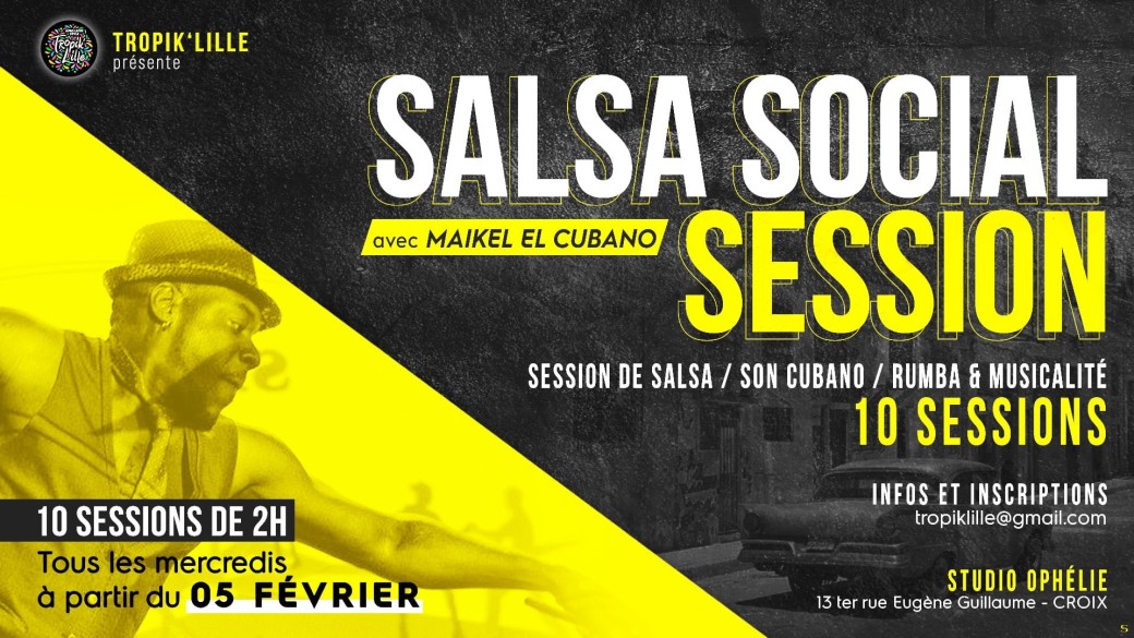 Salsa Social Session 3 avec Maikel El Cubano