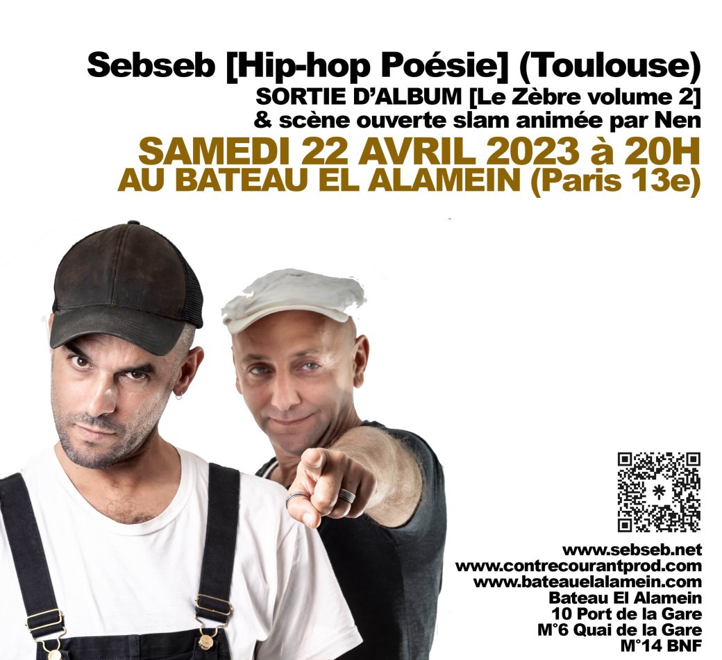 Sam. 22/04 : SEB SEB - Sortie d'album