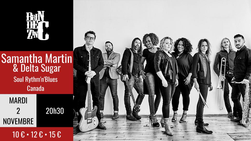 Samantha Martin & Delta Sugar (Soul Rythm & Blues • Canada)