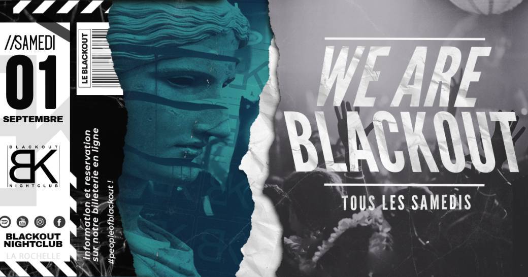 Samedi 01 Octobre - We Are Blackout