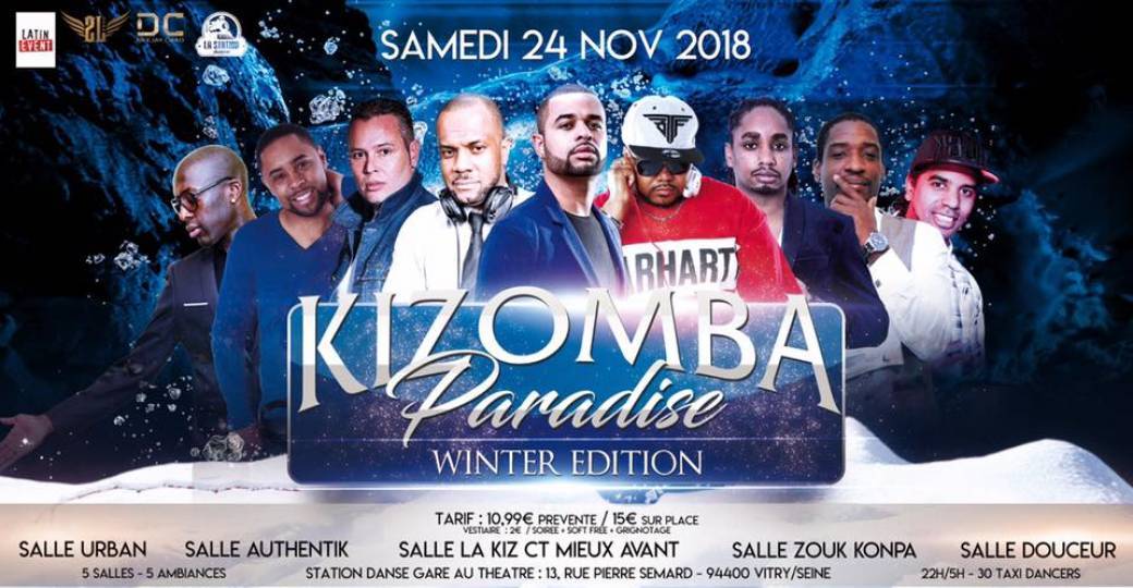 Samedi 24 Novembre - Kizomba Paradise - Winter Edition