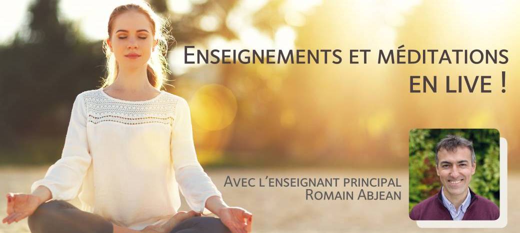 Samedi 18 avril : méditation en direct 