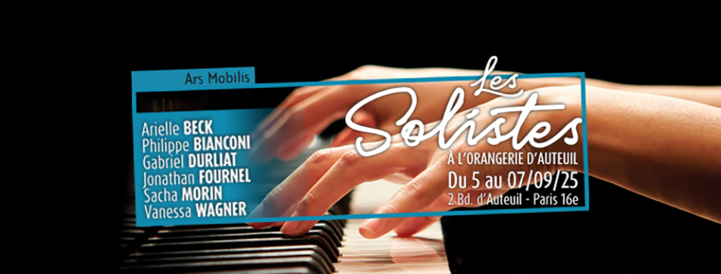Dimanche 7 septembre 2025  - Pass concerts N°5 & 6 - 17H - Sacha Morin - 19H - Vanessa Wagner