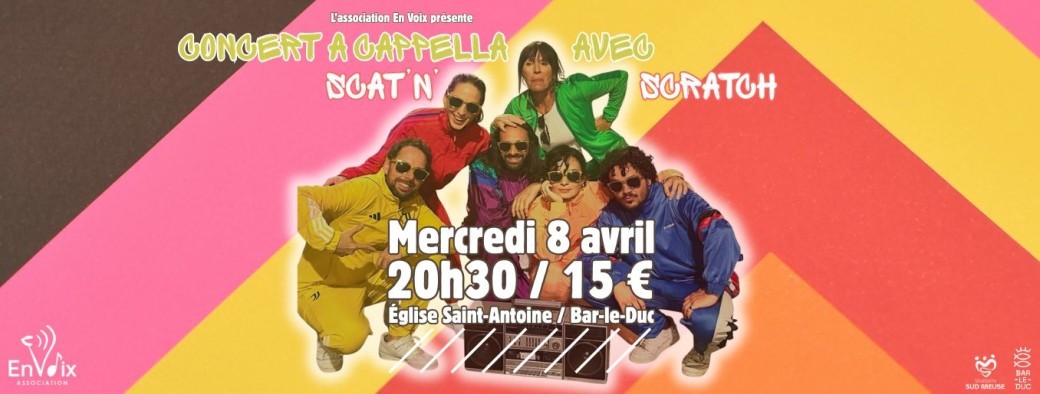 SCAT'n'SCRATCH at the Saint-Antoine church in BAR-LE-DUC