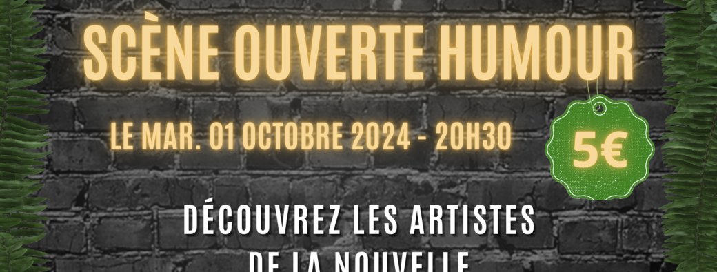 SCENE OUVERTE HUMOUR 01/10